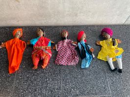 Indische Handpuppen, Indien, sehr schön, Sammlerstücke, neu