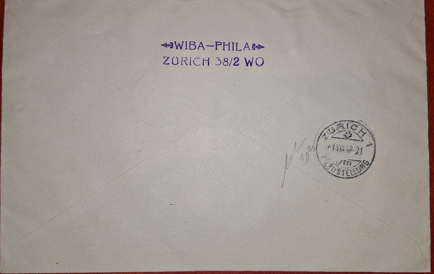 Alle Briefmarken: Pro Patria Satzbrief 1949 Dornächer schlächt feiern – Gebraucht aus Balgach von SIMEON27 1