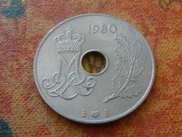 DANEMARK  25  Ore  1980