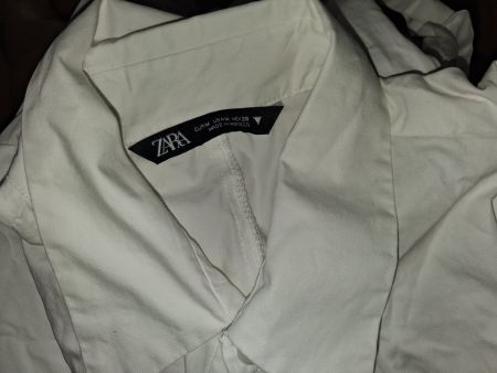 Jumpsuit Zara weiss kurz Gr.M