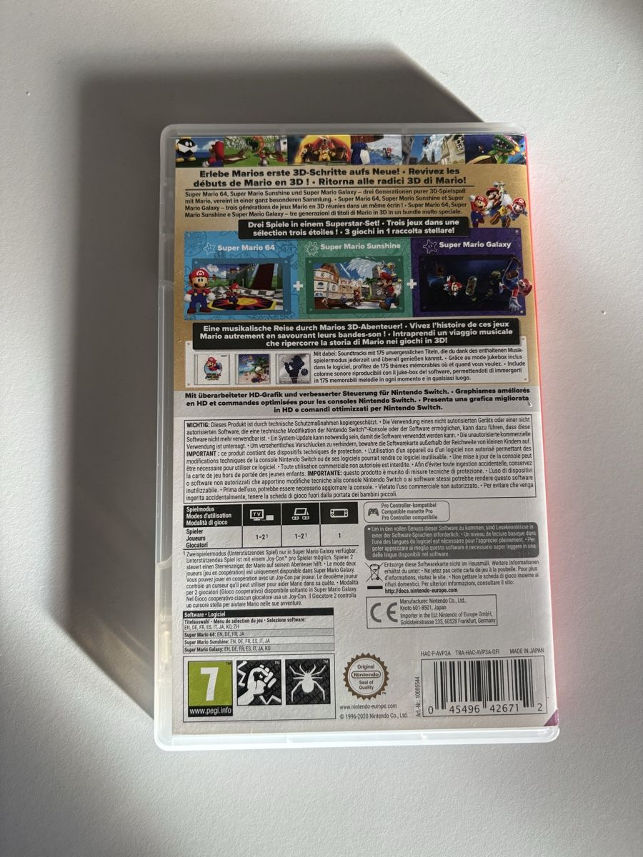 Nintendo Giochi: Super Mario 3D ALL STARS – Usato da Dachsen venduto da MiMe_94 1