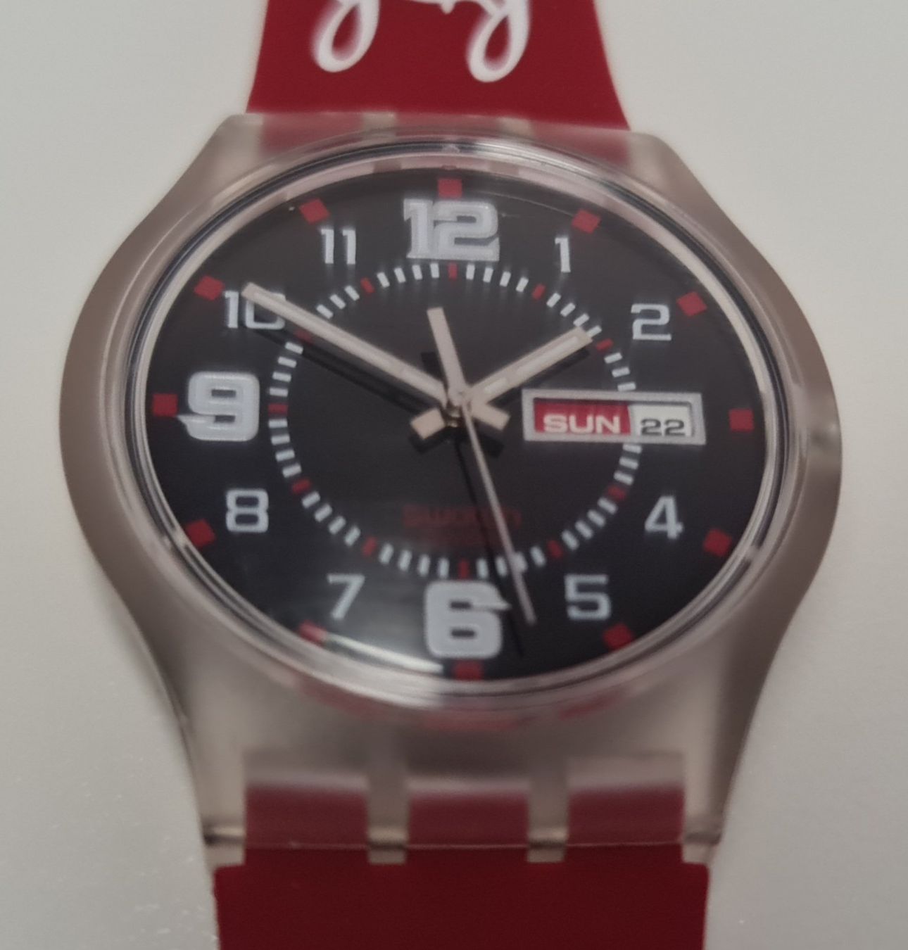 Swatch Orologi: Swatch ⌚125 JAHRE RUBY TOUCH - SUJK701 – Usato da Eschenbach SG venduto da Piratenschatz 1