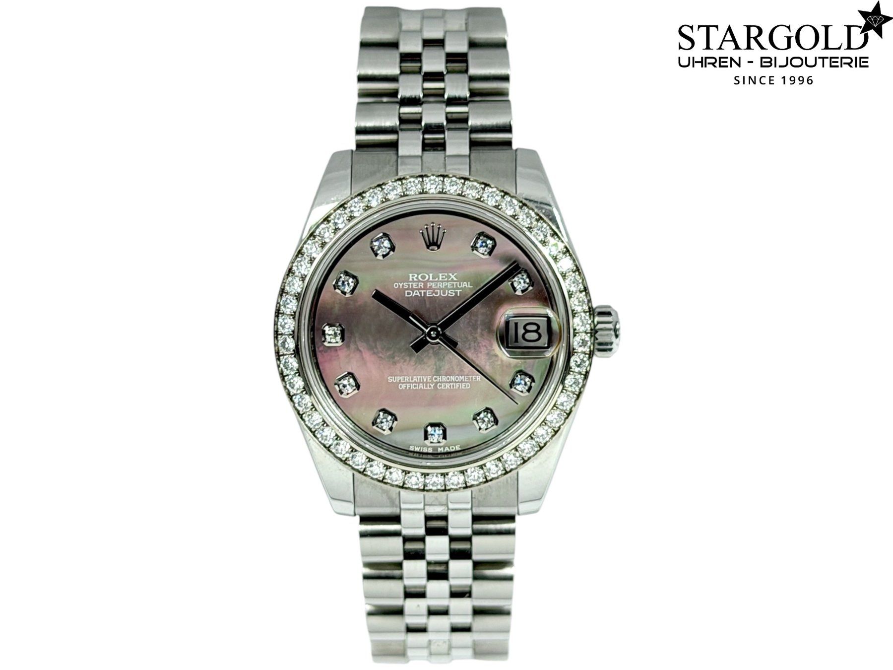 Rolex Orologi: Rolex Datejust 31 Tahitian MOP Diamond - 178384 – Usato da Zürich venduto da Stargold-Uhren