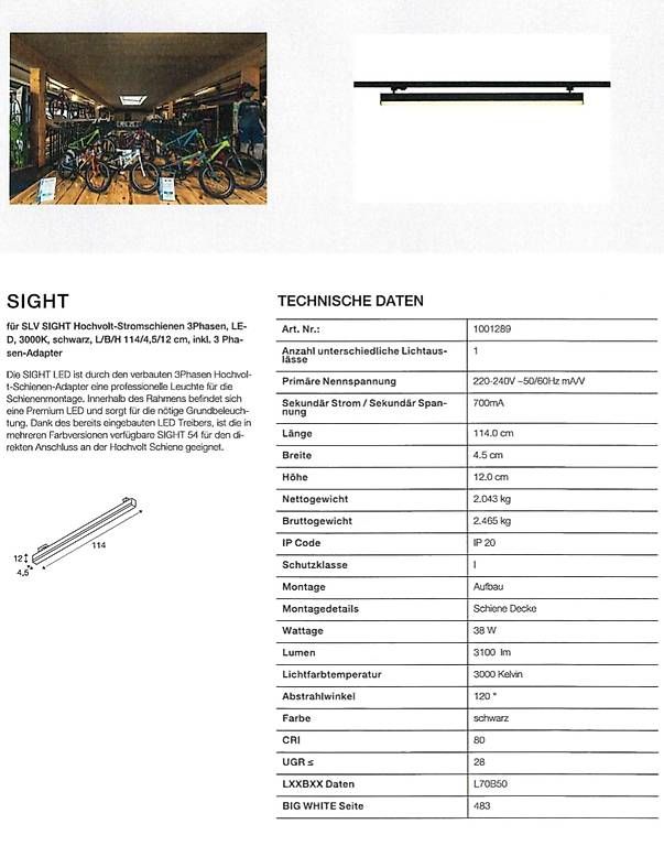Lampadari & plafoniere: Professionelles 3-Phasen Lichtsystem komplett – Usato da Schlieren venduto da Ro_Mi_86 3