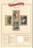 Guyana Teilserie 2076 - 2079 ungezähnt Vögel ** 28.1.1988