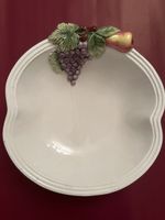 Dekorative Vintage Obstschale aus Keramik