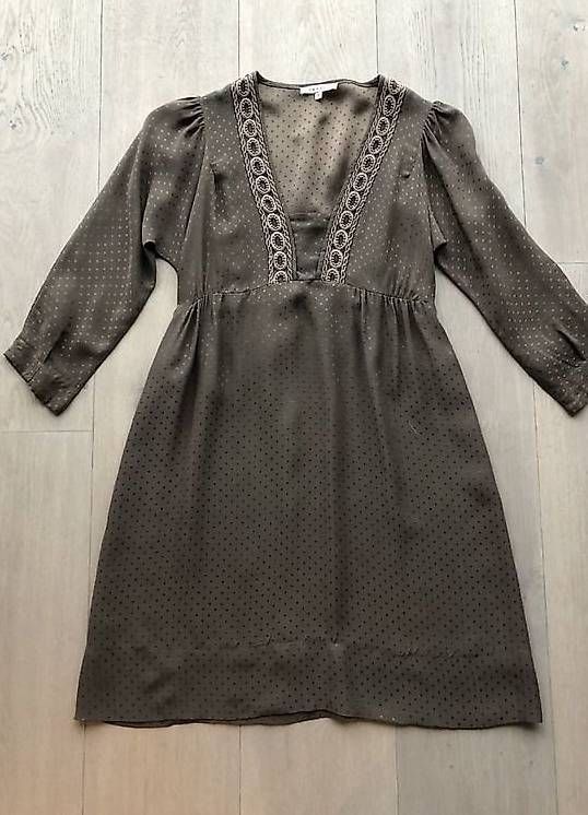 Kleider: Braunes Kleid von SANDRO: size 2 – Gebraucht aus Herrliberg von HaC406