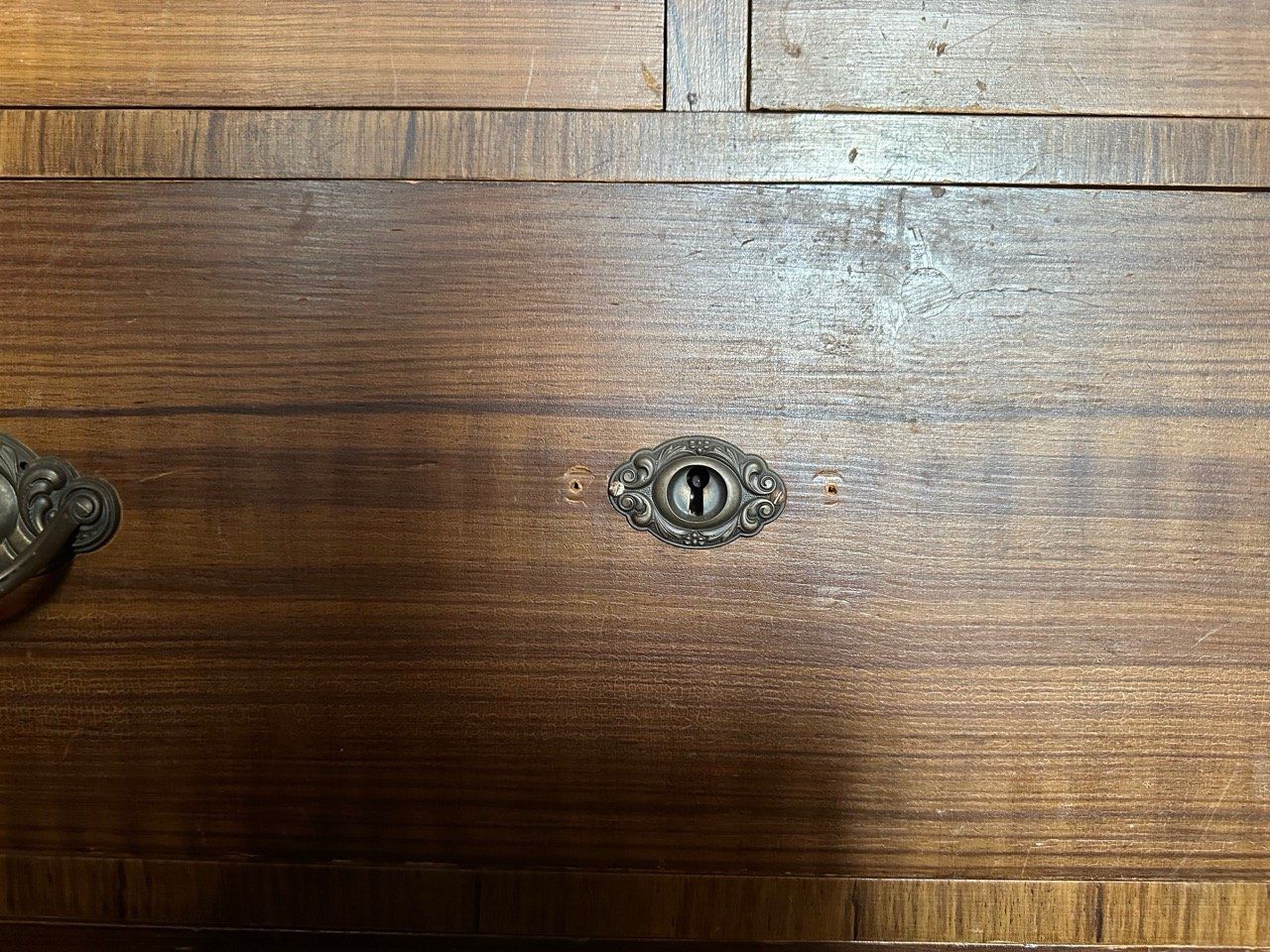 Cassettiere: Antike Holzkommode mit Marmorplatte (Biedermeier-Stil) – Usato da Ins venduto da ab_80 7