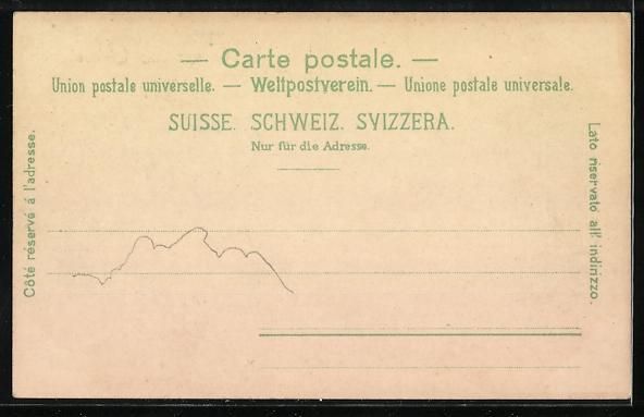 Cartoline postali: Goeschenen, Teilansicht am Ortsrand, Br – Usato da Berlin venduto da bartko-reher 1