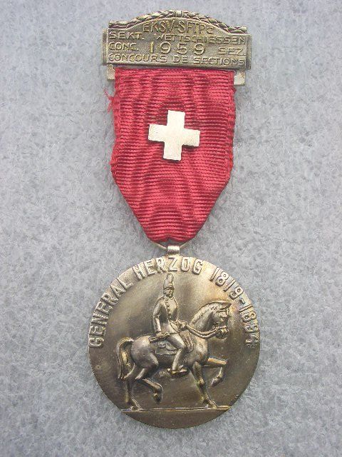 Medaglie: EKSV-SFTPC SEKT. WETTSCHIESSEN 1959 – Usato da Thürnen venduto da Chluuri