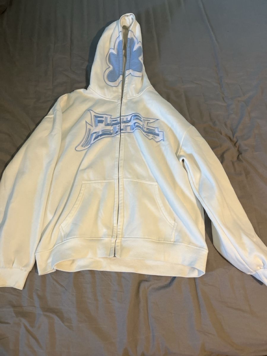 Pullover & Sweatshirts: Weiss-Blauer Zipper – Gebraucht aus Frauenfeld von joh_lp6l