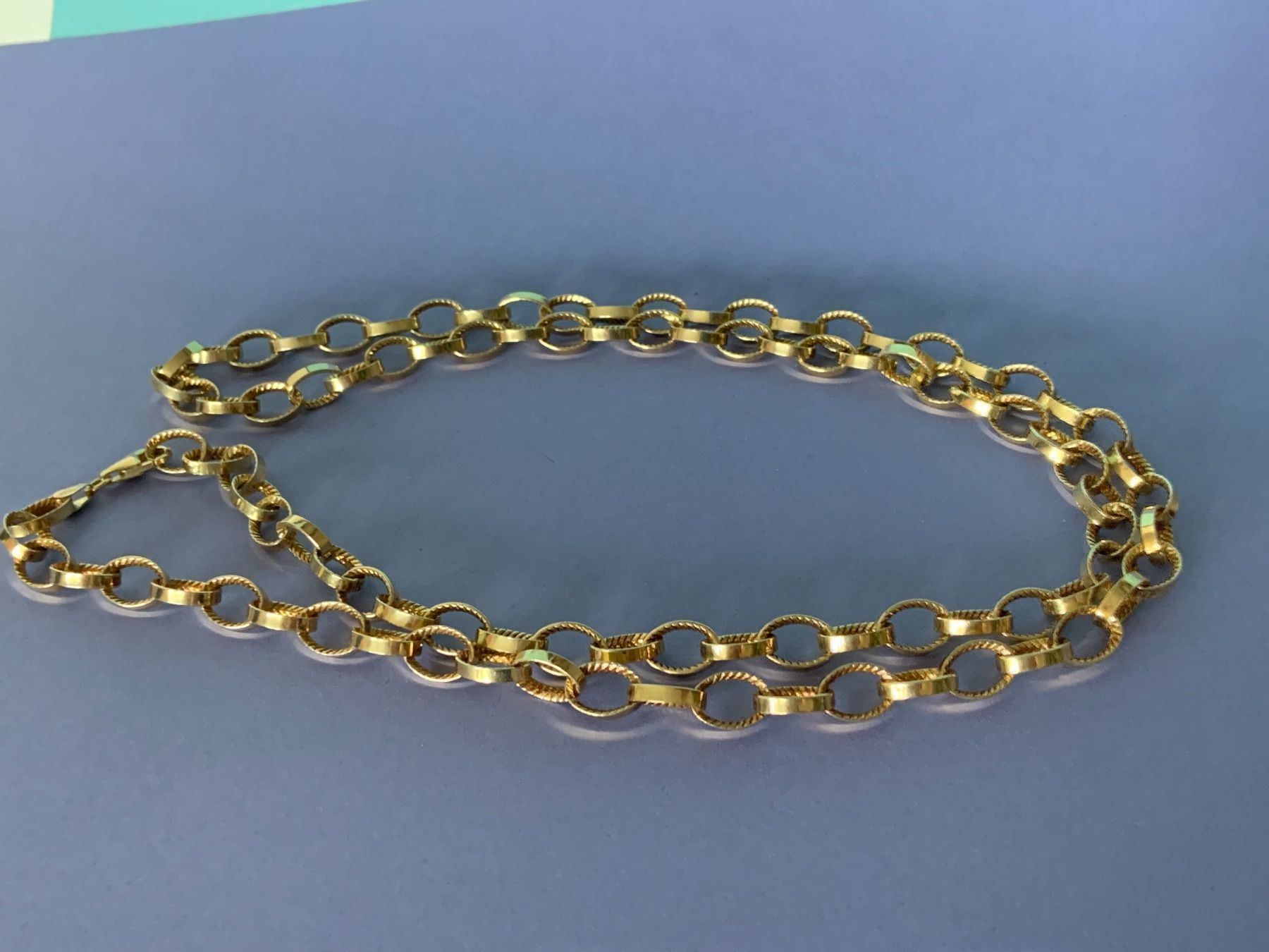 Catenine: Flachankerkette silber925-vergoldet!!! – Usato da Dittingen venduto da Bijoubelle 4