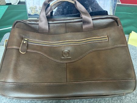 Bull Captain Laptoptasche aus echtem Leder 