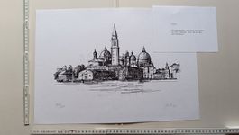 Adolf Flückiger «Venedig» – Serigraphie 157/180