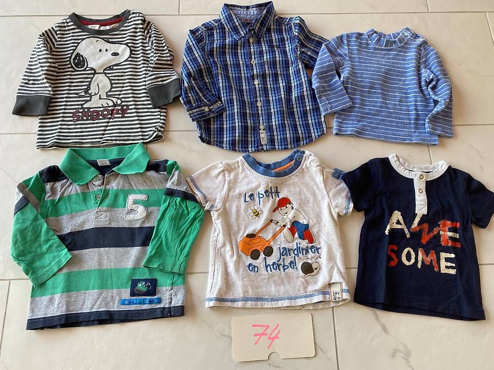Lotti & Set di vestiti: Knabenkleider Grösse 74 – Usato da Wagen venduto da 20Ricola18 1