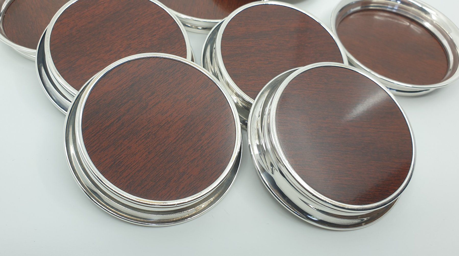 Sottobicchieri: 8 Mid Century Glasuntersetzer – Usato da Emmen venduto da magelan 5