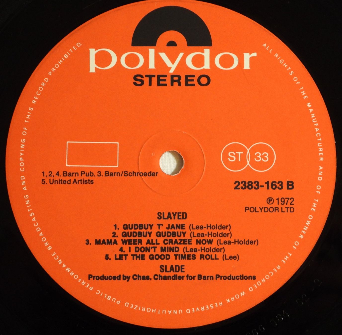 Schallplatten: Slade SLAYED? LP 1972 – Gebraucht aus Dübendorf von mar_85sd 5