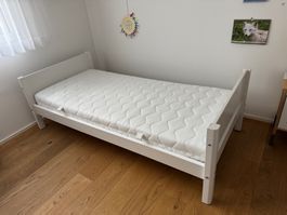 Kinderbett Flexa White 90x200cm