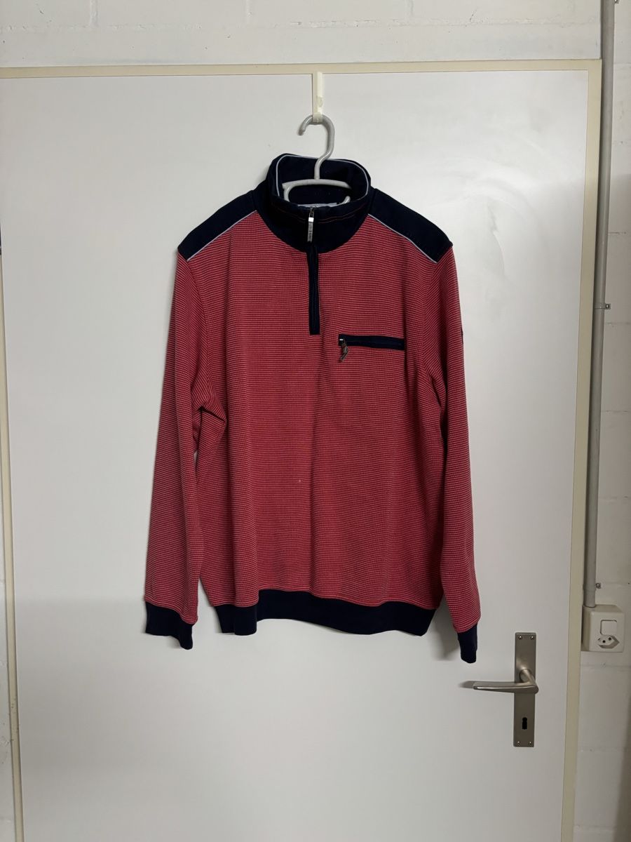 Pulls & Sweat-shirts: Herren Pullover mit Reissverschluss rot Grösse L – D'occasion à Langenthal par mic_r7gc
