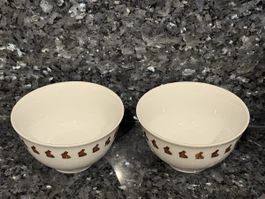 2 Stk Lindt Goldhase Ostern Osterhase Müslischalen
