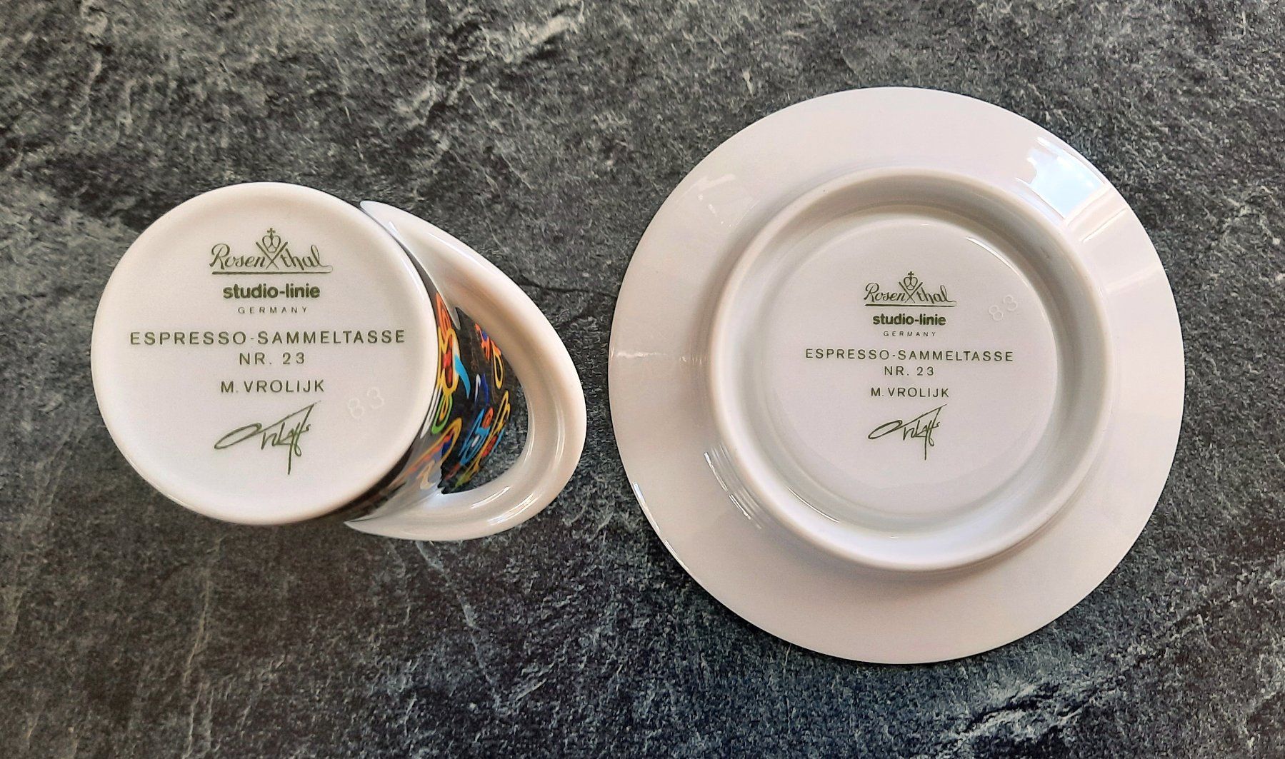 Rosenthal Tassen: Rosenthal studio-line Espresso Sammeltasse Nr. 23 – Gebraucht aus Märstetten von msl_p7h7 3