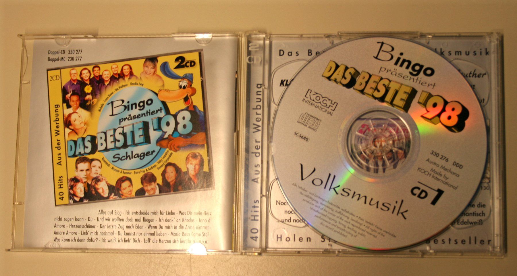 CDs: Das Beste '98 der Volksmusik – Gebraucht aus Aeschi SO von Pfunggi 2