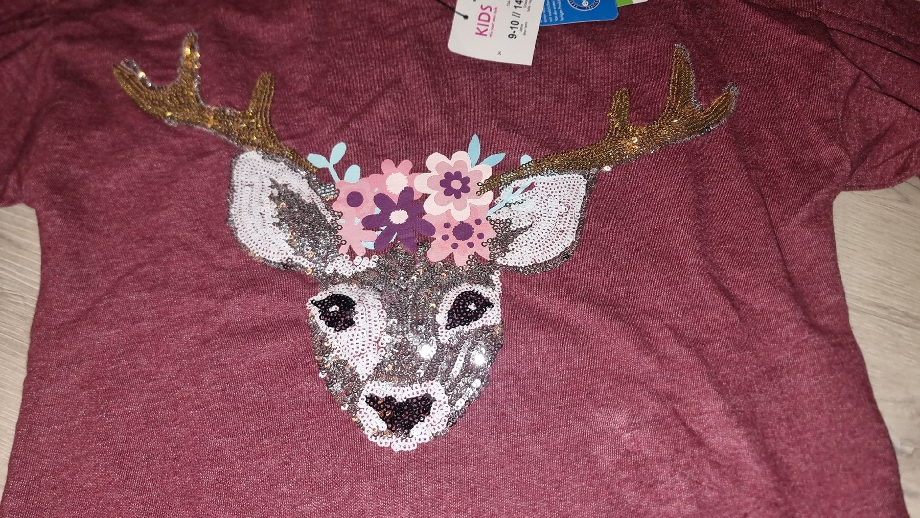 Maglioni & Felpe: Winterlicher Pulli mit Hirsch-Motiv, Gr. 140, neu mim – Nuovo e nell'imballaggio originale da Wigoltingen venduto da Zuckerfee84 1