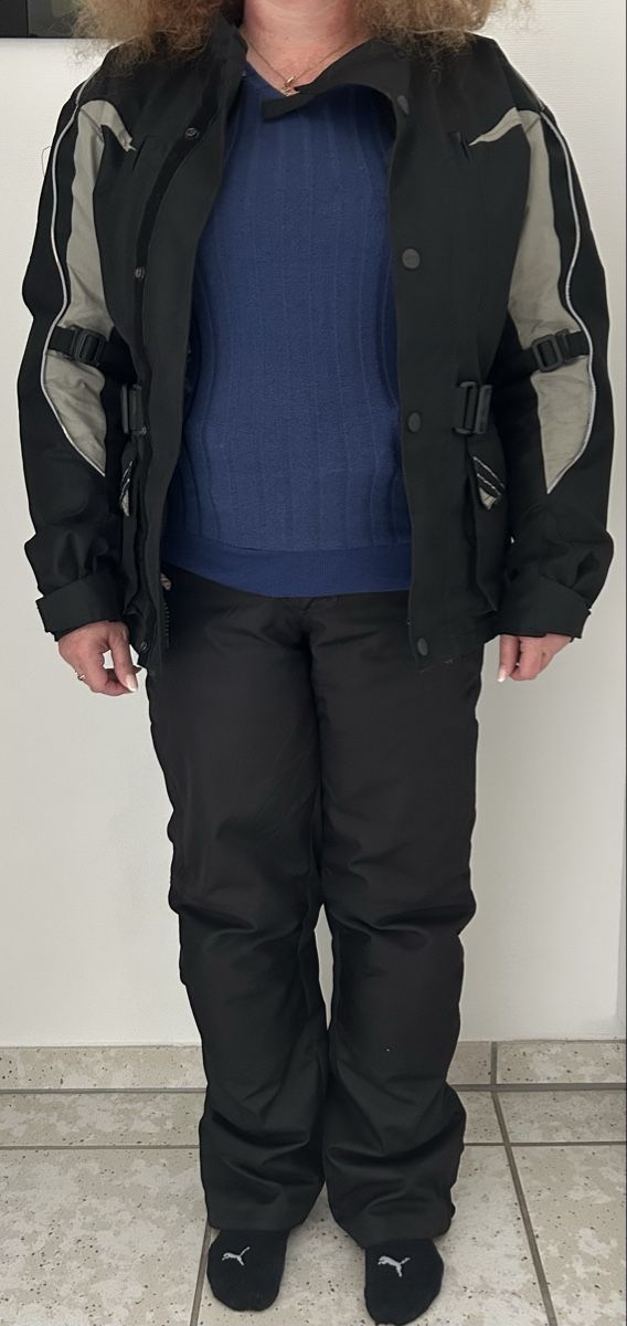 IXS Giacche: Motorradjacke Schwarz Grau Grösse M . – Usato da Rheinfelden venduto da Rose094 5