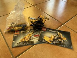 Lego Technic 9391 Raupenbagger/Baggerlader mit Anleitung!