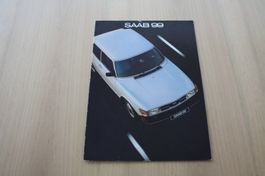 Saab 99 - Original Prospekt / Broschüre-1980 NL