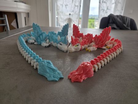 ❤️ Dragon Lovers Set – Articulated Dragon Pair