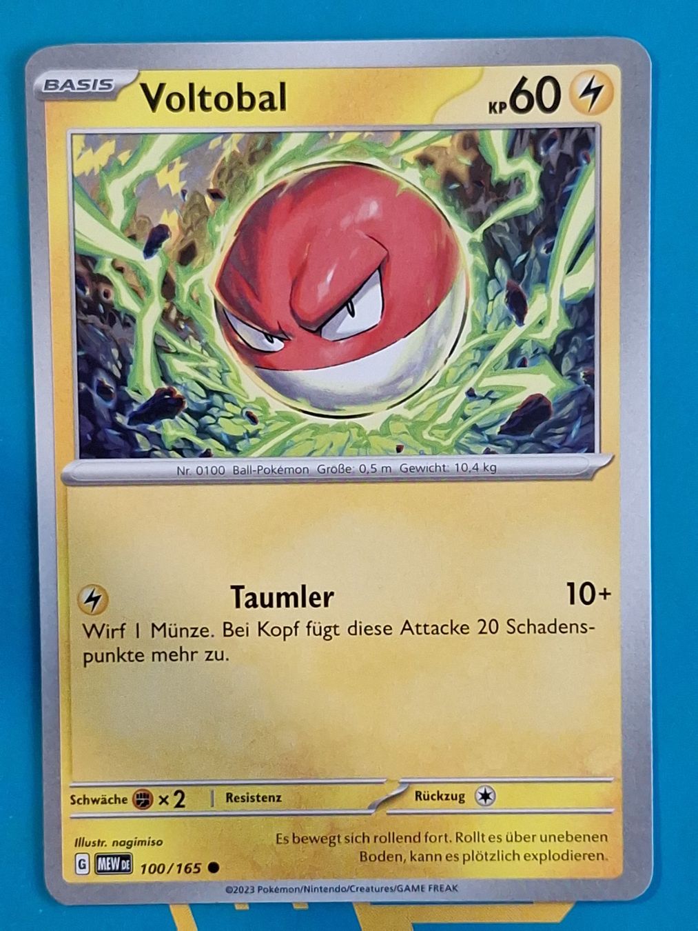 Pokémon Carte collezionabili: Voltobal - DEUTSCH Mew 151 - #2.8 – Usato da Altstätten SG venduto da GGsGameshop