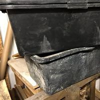 3x  Gebrauchte Mörtelkübel / Maurerkübel