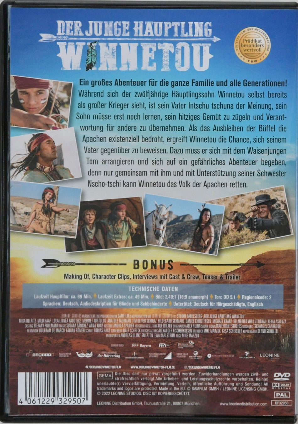 Tutti i DVDs: Der junge Häuptling WINNETOU – Usato da Remetschwil venduto da tgd_gbp8 1