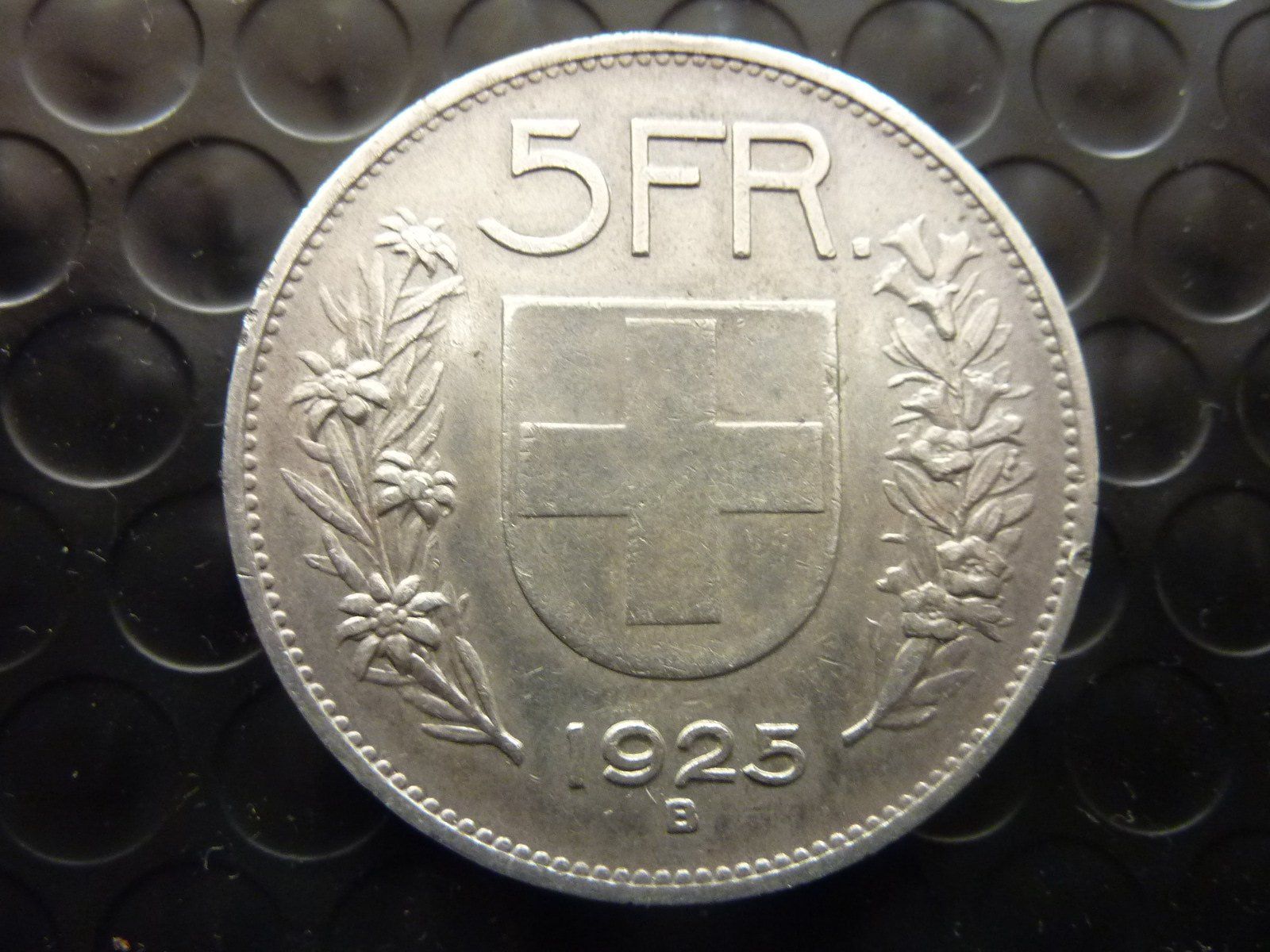 Tutti le monete: Silber 5 Fr.  1925  -  Ungereinigt  - – Usato da Seon venduto da aee_7gpz