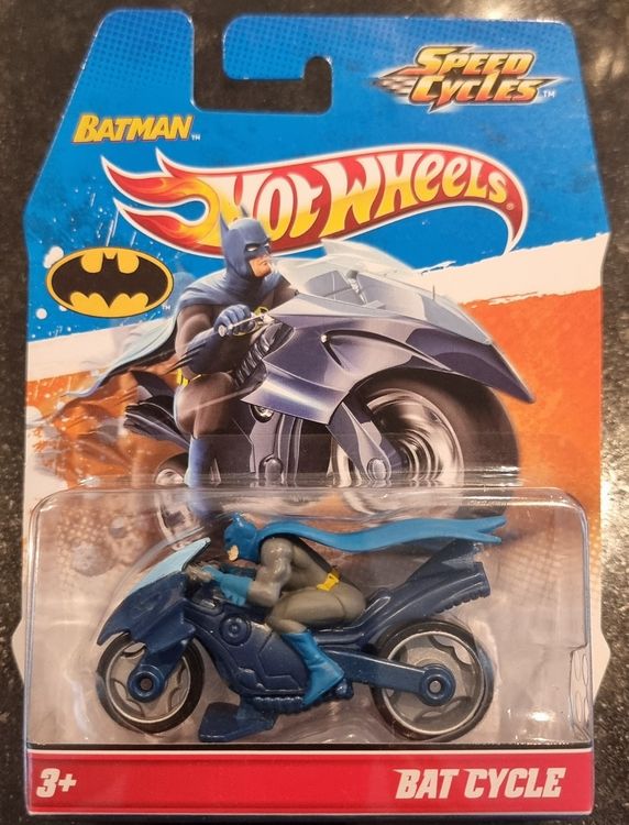 Hot Wheels "BAT Cycle" with Batman figur.Speed Cycles Series Kaufen