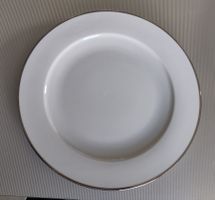 Speise- Platzteller Kahla Pronto 30.5 cm weiss mit silber