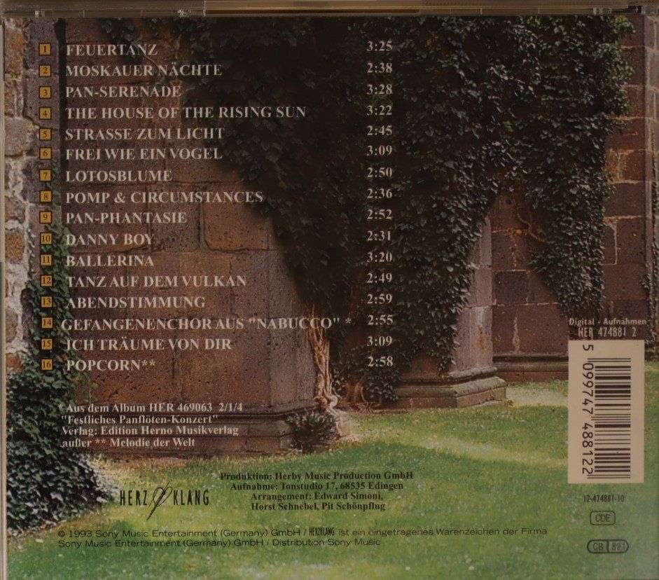 CDs: Edward Simoni – Pan-Phantasien – Gebraucht aus Luzern von CONTENTI 2
