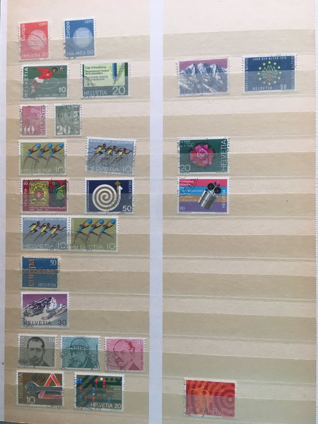 Alben: Briefmarken Sammlung Schweiz – Gebraucht aus Thal von cs60 5