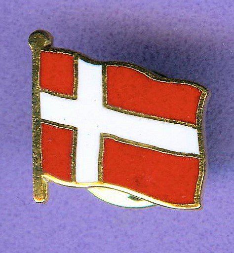 Placchette & Badge: Länder Fahne   DÄNEMARK – Usato da Winterthur venduto da Sammleroase