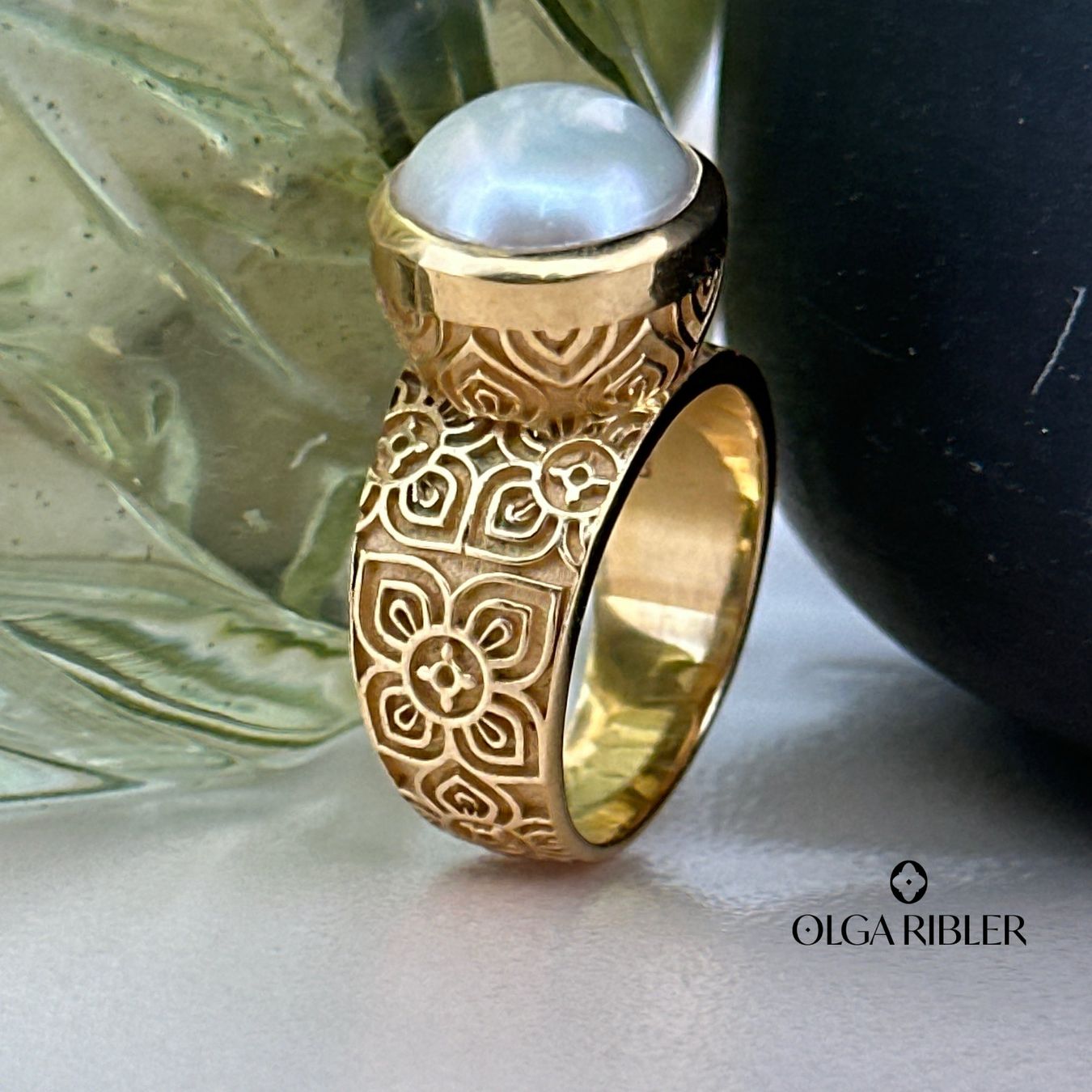Olga Ribler Anelli: Statement-Ring mit Perle Ringgrösse 57 – Nuovo (secondo la descrizione) da Luzern venduto da Schmuckoutlet 5
