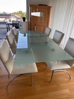 6 Designer Lederstühle von ROLF BENZ