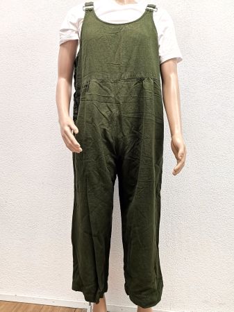 GUDRUN SJÖDÉN Latzhose / Overall, dunkelgrün, Gr. L