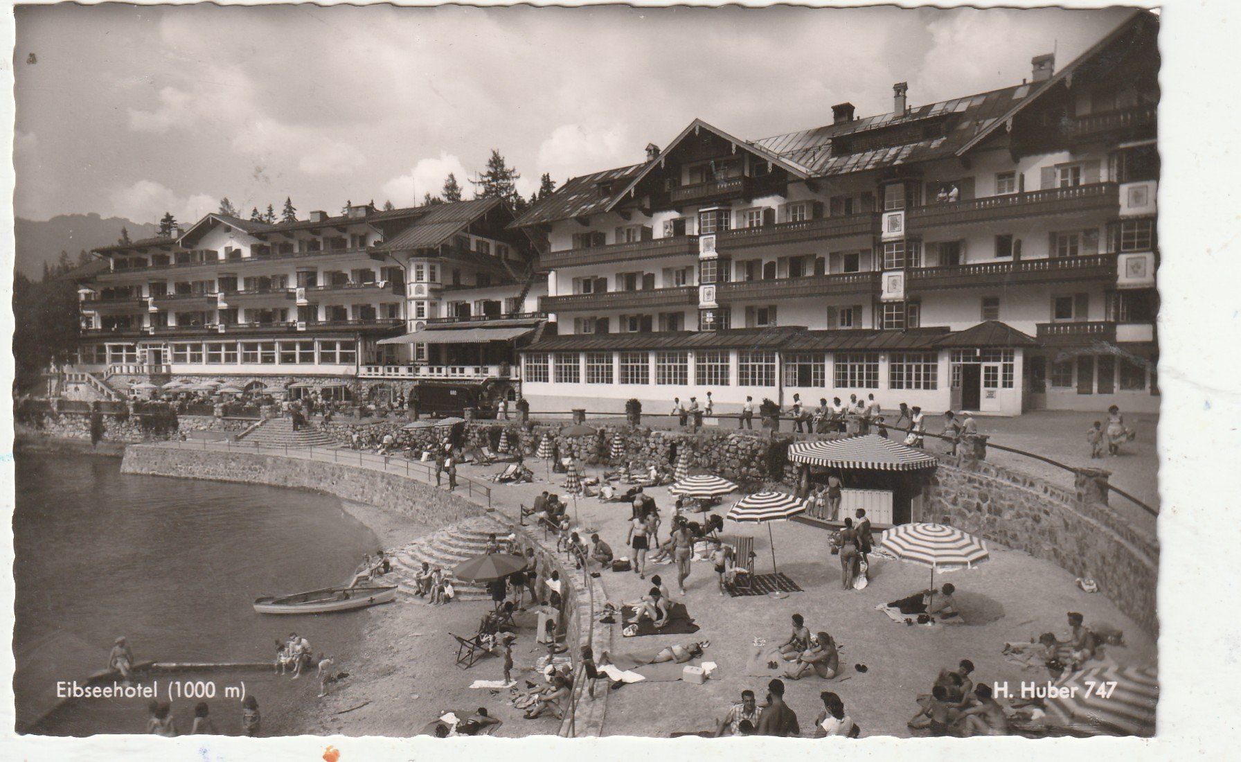Ansichtskarten: Eibseehotel – Gebraucht aus Lumbrein von made02