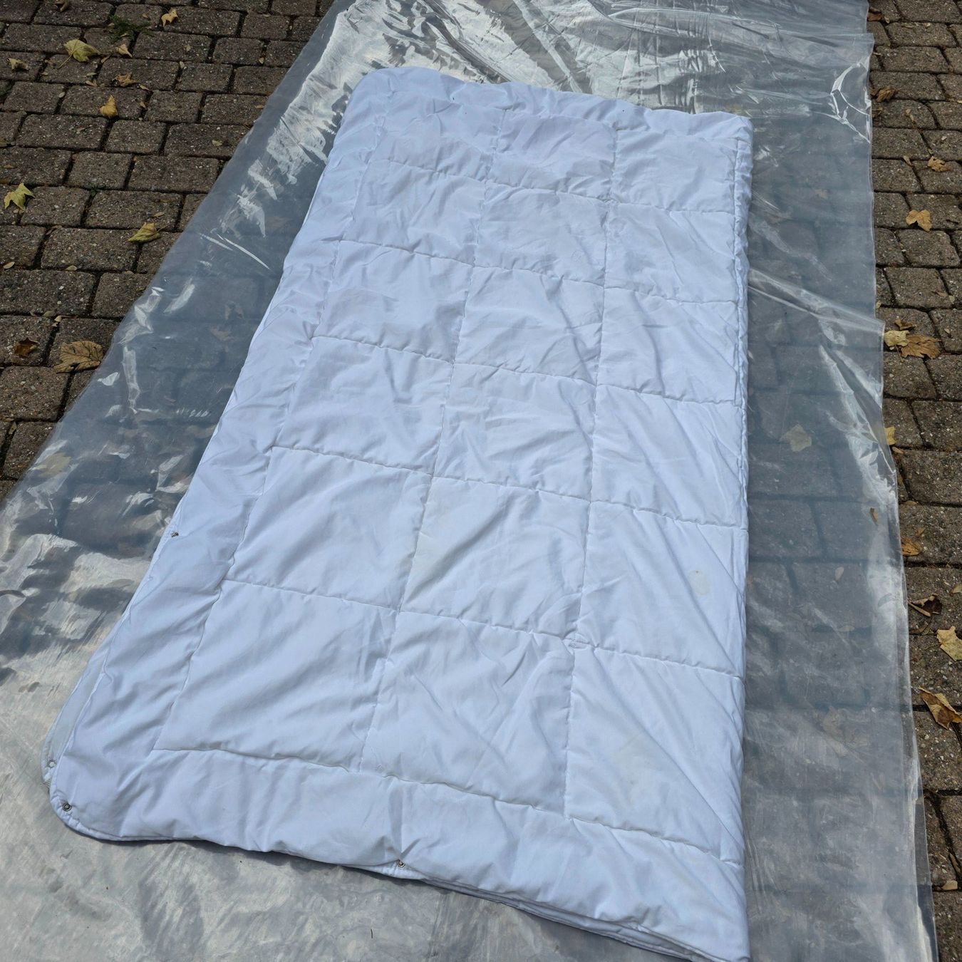 Coperte: Steppdecke Bettdecke 100% Polyester 210x200 cm Weiss – Usato da Wald ZH venduto da Martin79