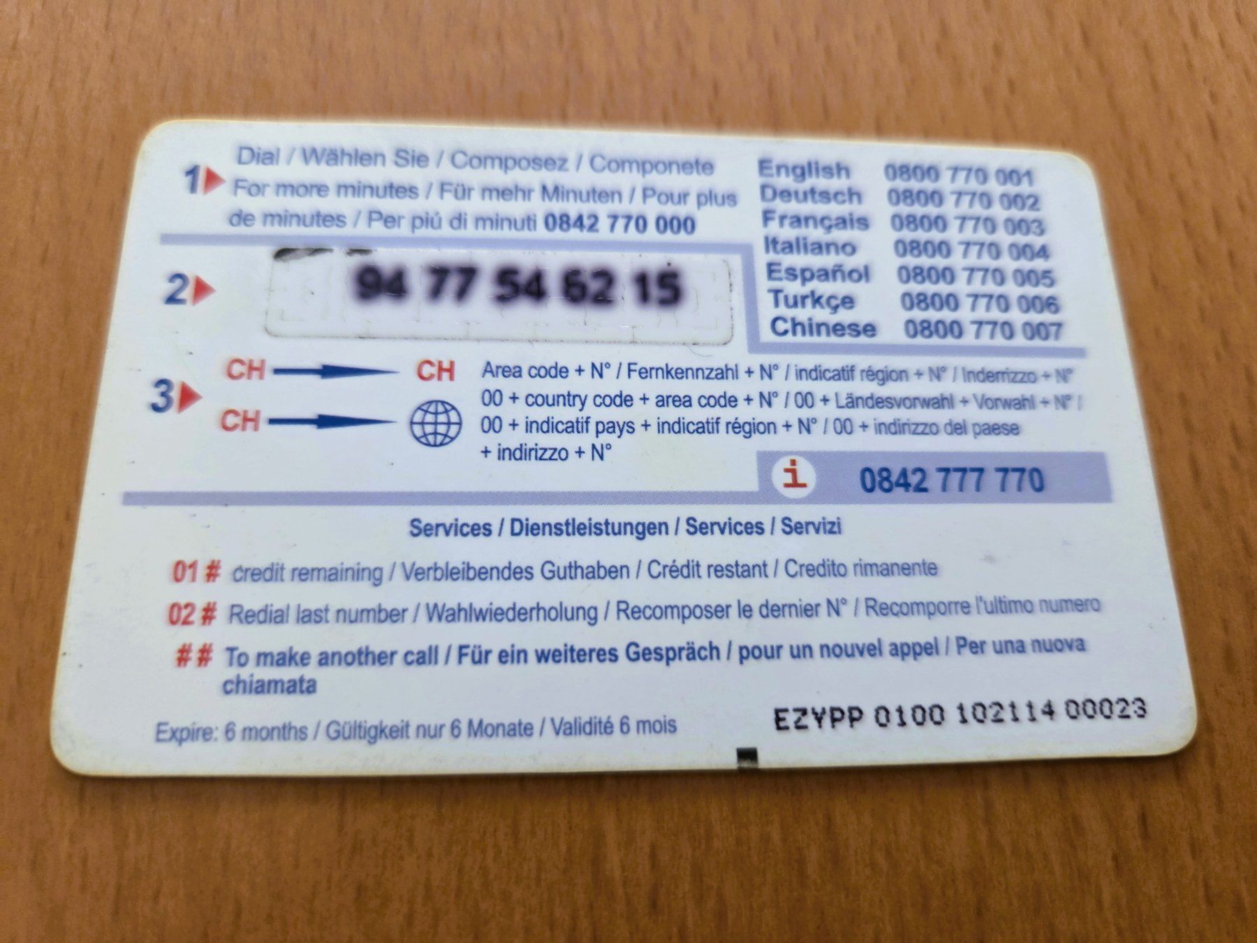 Schede telefoniche: PREPAID - SCHWEIZ – Usato da Brüttisellen venduto da Nighttrain 1