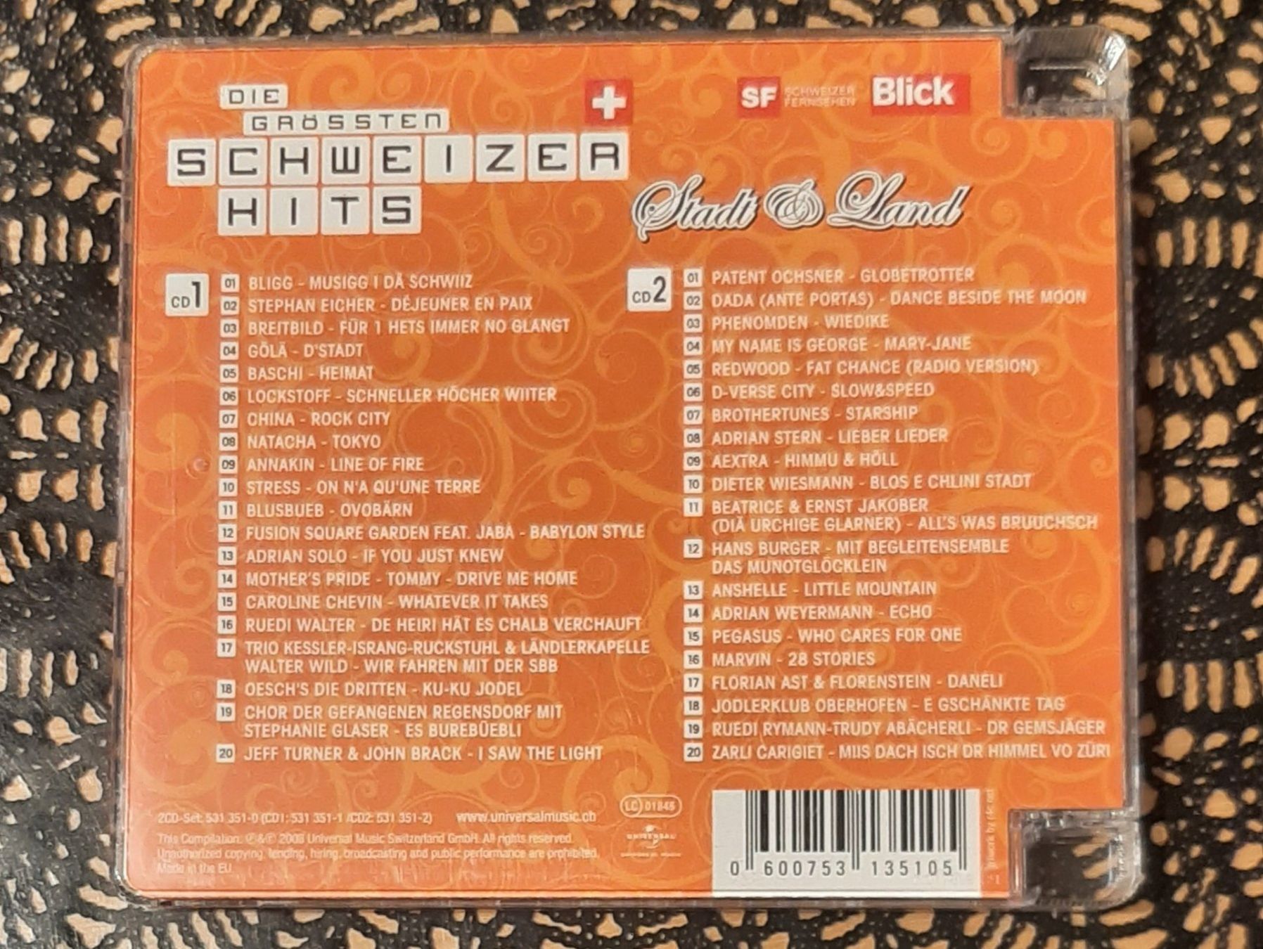 CD: Die Grössten Schweizer Hits - Stadt & Land Sampler CD 2008 – Usato da Amriswil venduto da Celini3 1