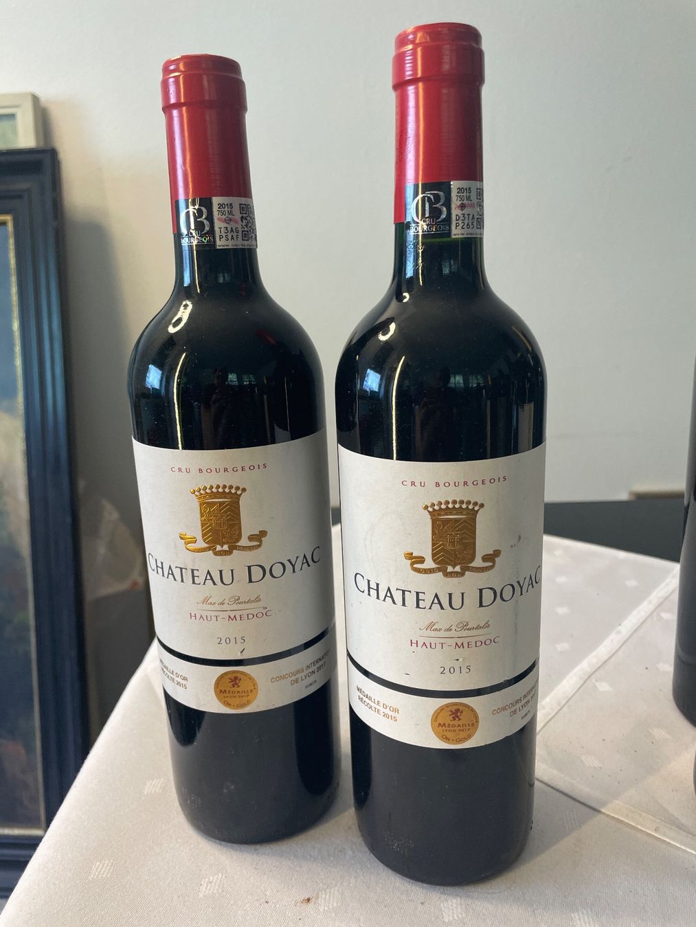Wein: 2 Flaschen Chateau Doyac 2015 – Gebraucht aus Hölstein von kolumbus1964