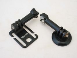 2 Gopro Metall Montagen Stativ 1/4" & Gürtel
