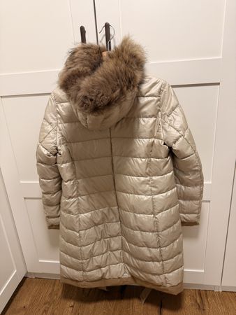 ✨ Max Mara Weekend Daunenmantel – Two Face – mit Echtfell✨